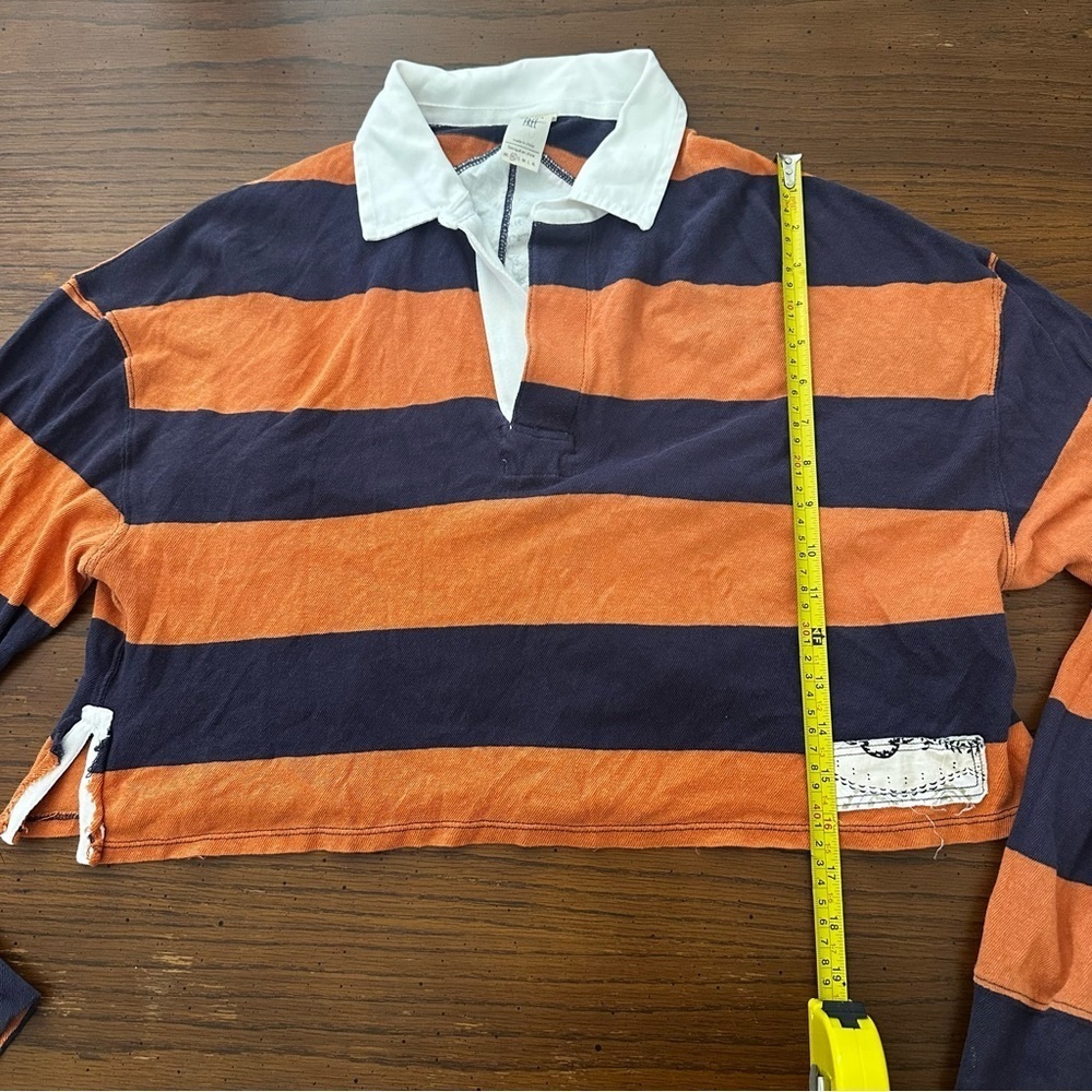 free people red zone rugby cropped polo XS - Picture 4 of 7